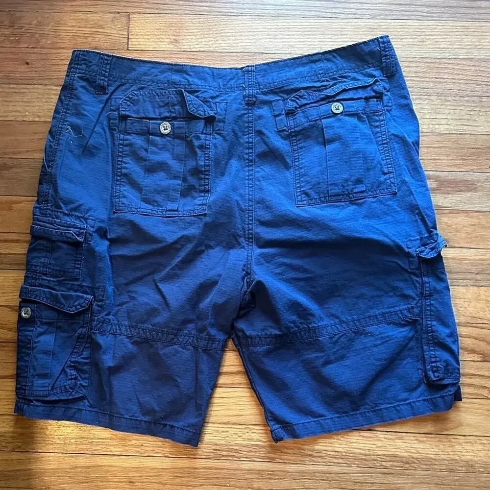 Iron Co Blue Cargo Shorts – Men’s 38